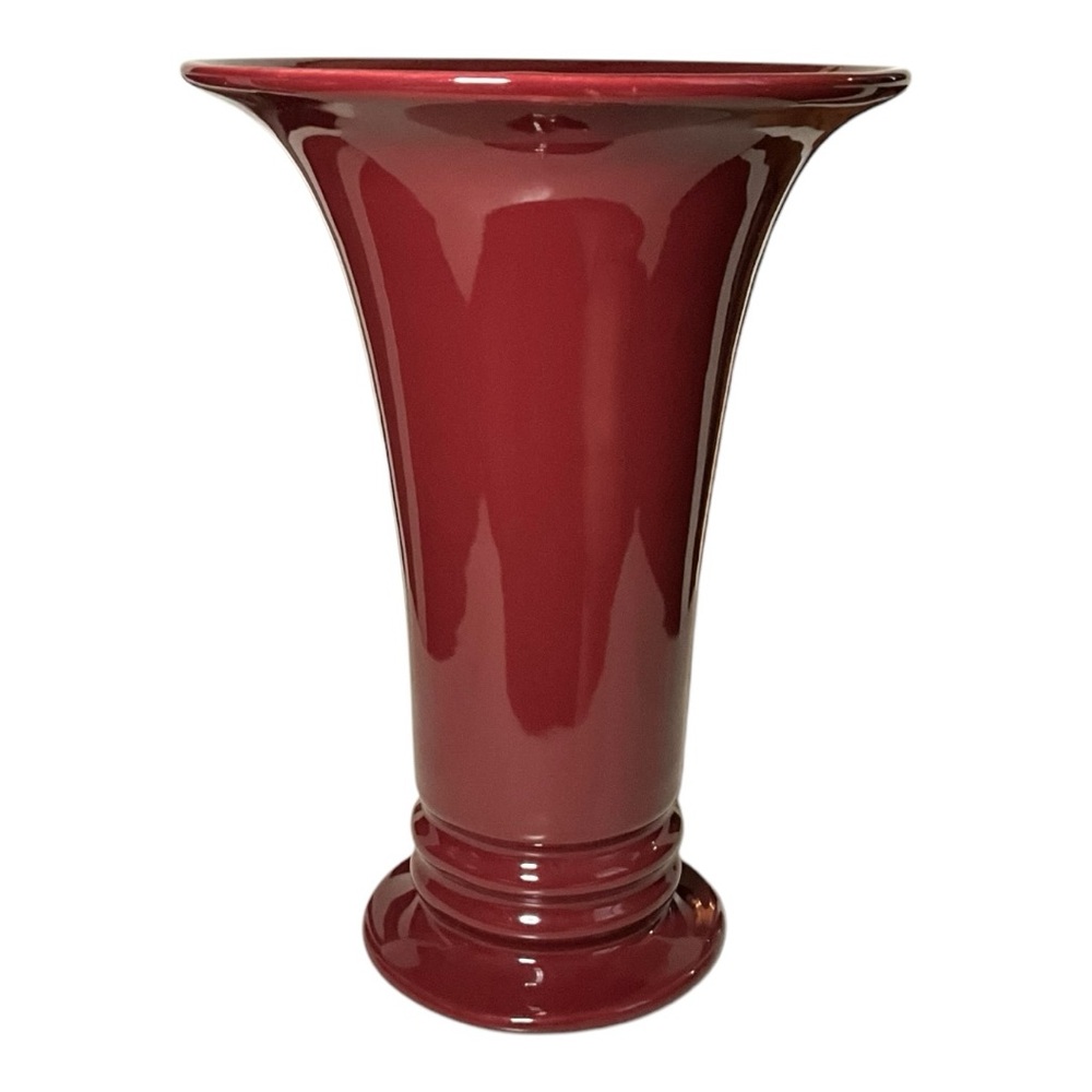 Vintage Haeger Burgundy Vase